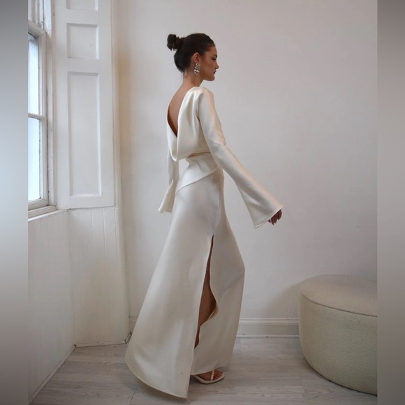 Olivia Rose the Label Eden Dress in Champagne - Picture 8 of 12